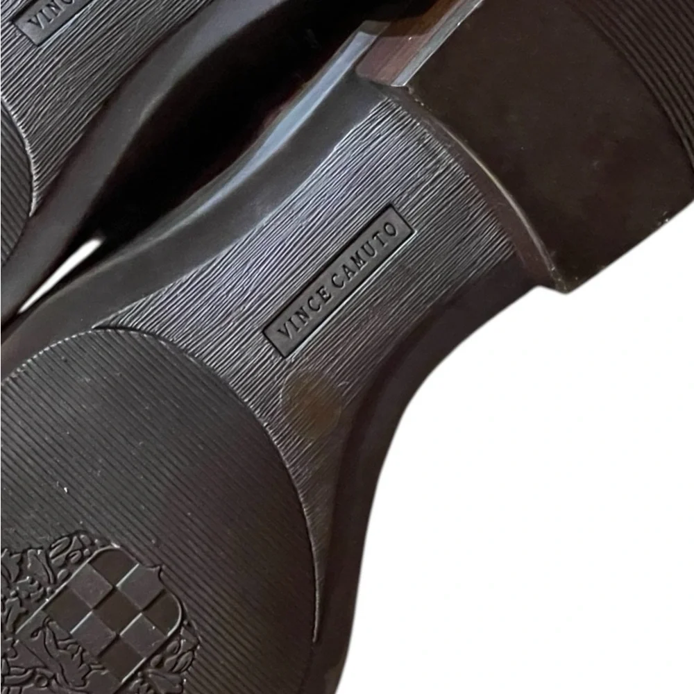 Vince Brown Over-the-Knee Leather Boots